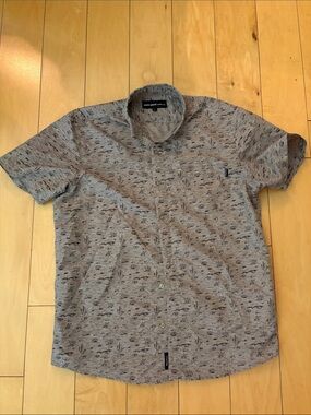 Men’s Molokai Surf Button up Cactus 🌵 Shirt Western Large